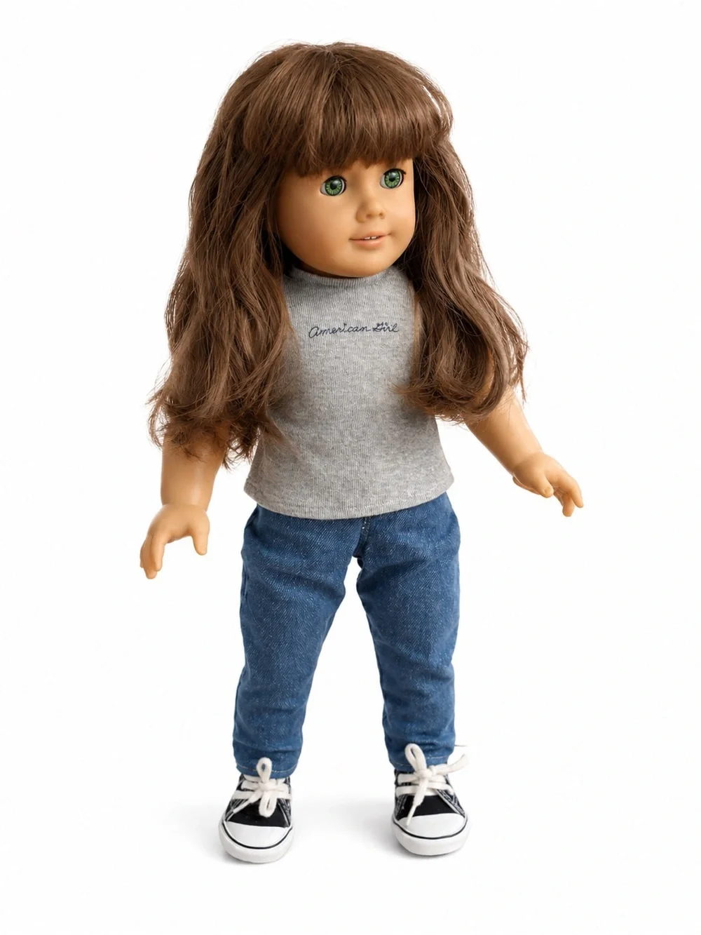 Pleasant Company Modern American Girl Doll Red Hair Green Eyes Clothes